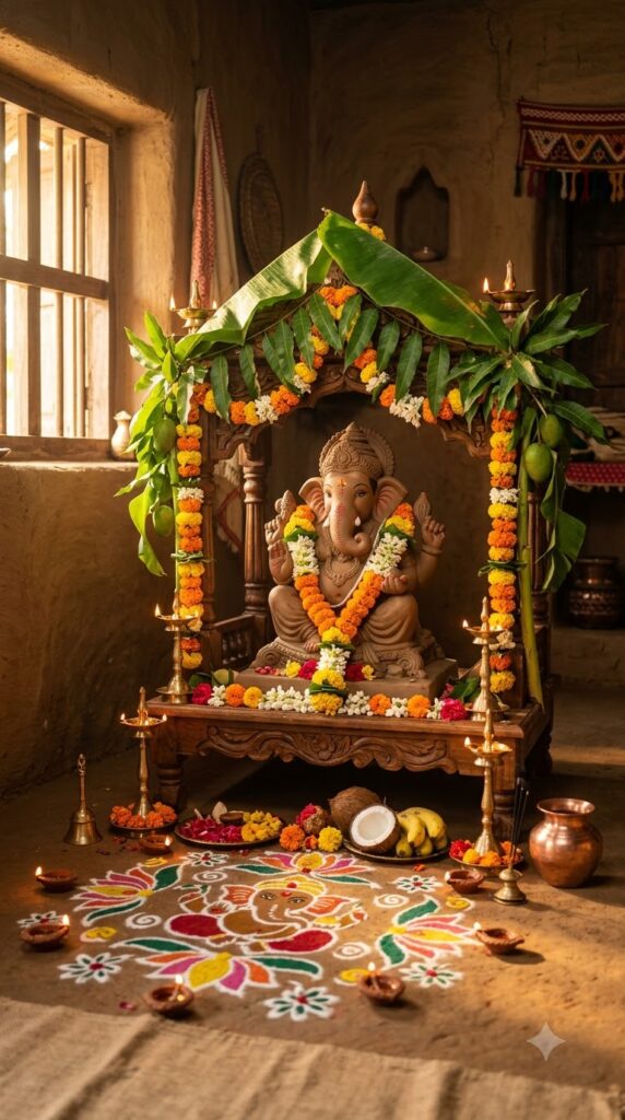 Eco-Friendly Clay Ganesha Full Kit